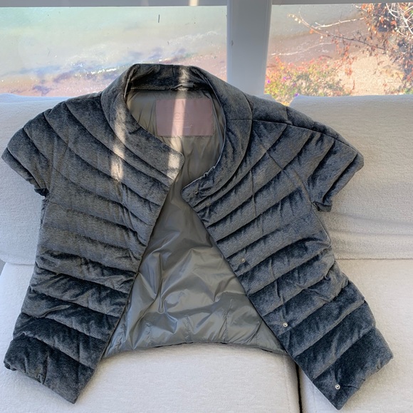 herno cap sleeve jacket